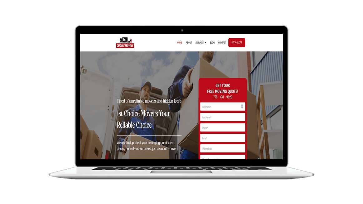 At First Choice Moving, we provide reliable, efficient, and stress-free moving services across Canada. With years of experience, our professional team handles residential and commercial moves with care, ensuring your belongings arrive safely.
